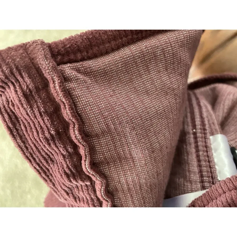 Men's Levi's Stay Loose Worker Cordory Shirt Jacket Burgundy Shacket Sz S Fits L - Picture 10 of 10
